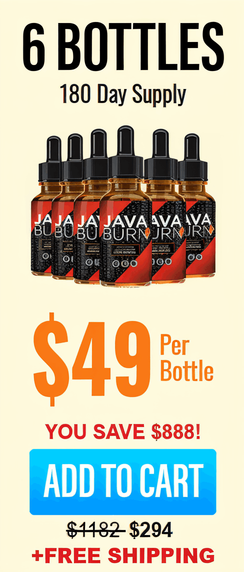 Java Burn- 6 Bottle